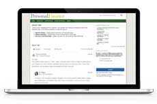 message board screenshot