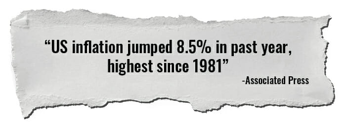 US inflation jumped 8.5% in past year, highest since 1981 -Associated Press
