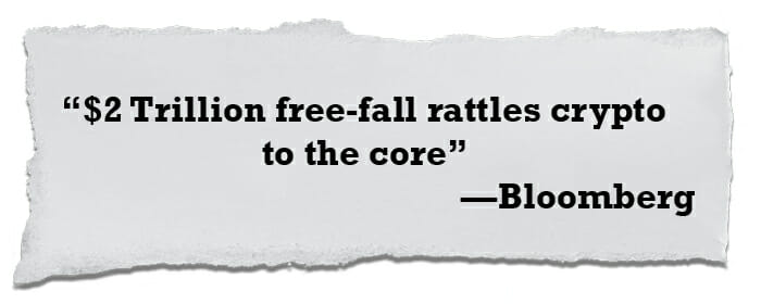 $2 Trillion Free-Fall Rattles Crypto to the Core –Bloomberg