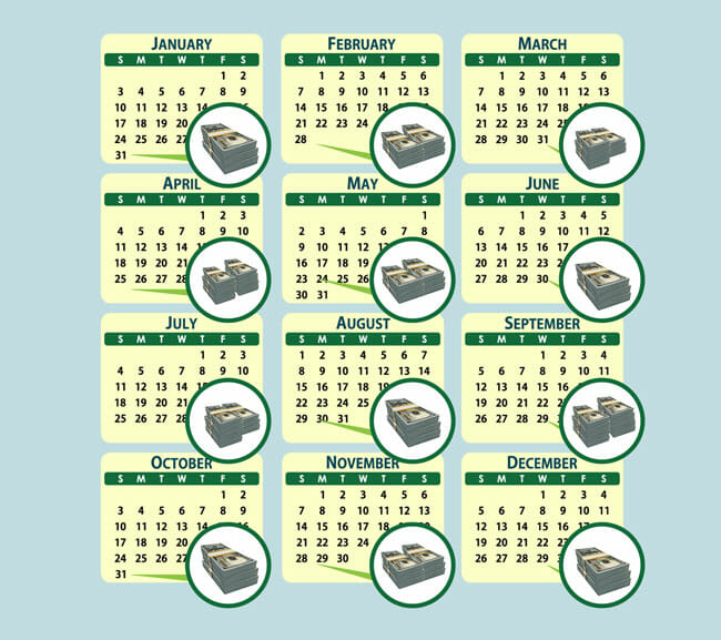 calendar money
