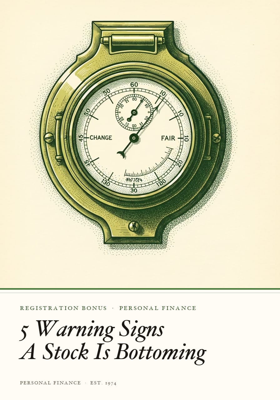 5 Warning Signs a Stock Is Bottoming — bonus report cover